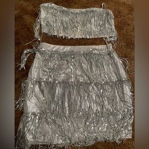 Two piece fringe set